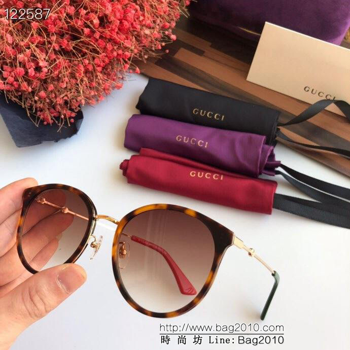 GUCCI古馳 2019新款 官網同步 GG3022 最新款蛤蟆鏡 太陽鏡  lly1163